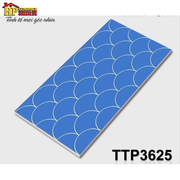 GẠCH ỐP TƯƠNG 30X60 TRANG TRÍ VẢY CÁ XANH DƯƠNG 3625 CAO CẤP GIÁ RẺ