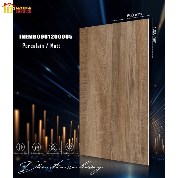 GẠCH 60X120 VÂN GỖ MỜ 065