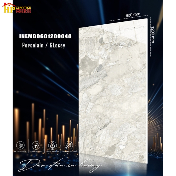GẠCH LÁT NỀN 60X120 VÂN ĐÁ VÀNG 048