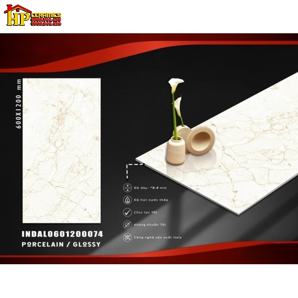 GẠCH LÁT NỀN 60X120 TRẮNG VÂN CHỈ VÀNG 074 NHẬP KHẨU CAO CẤP
