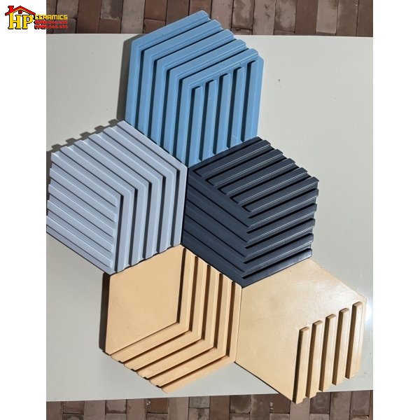 GẠCH BÊ TÔNG TRANG TRÍ LỤC GIÁC 545 CAO CẤP