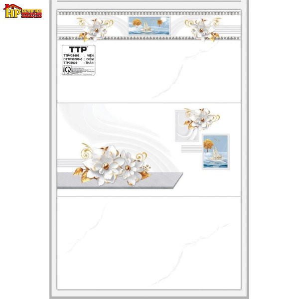 GẠCH ỐP TƯỜNG 30X60 MÀU TRẮNG VÂN CHỈ  VÀNG ĐIỂM BÔNG LAN CAO CẤP GIÁ RẺ