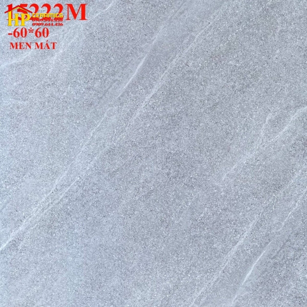 GẠCH LÁT NỀN 60X60 VÂN XÁM MATT 15222M