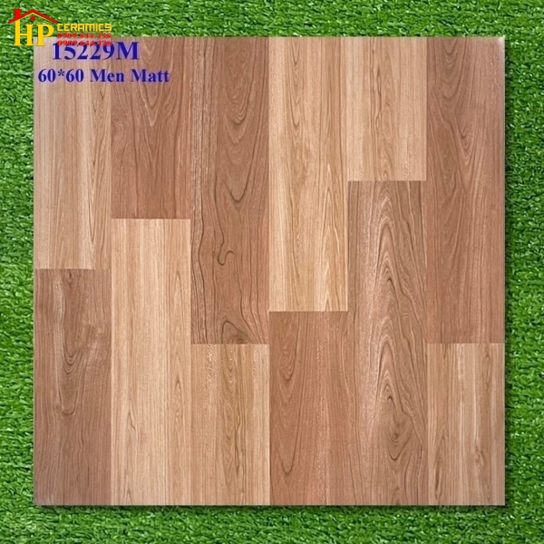 GẠCH LÁT NỀN 60X60 VÂN GỖ MATT 15229M