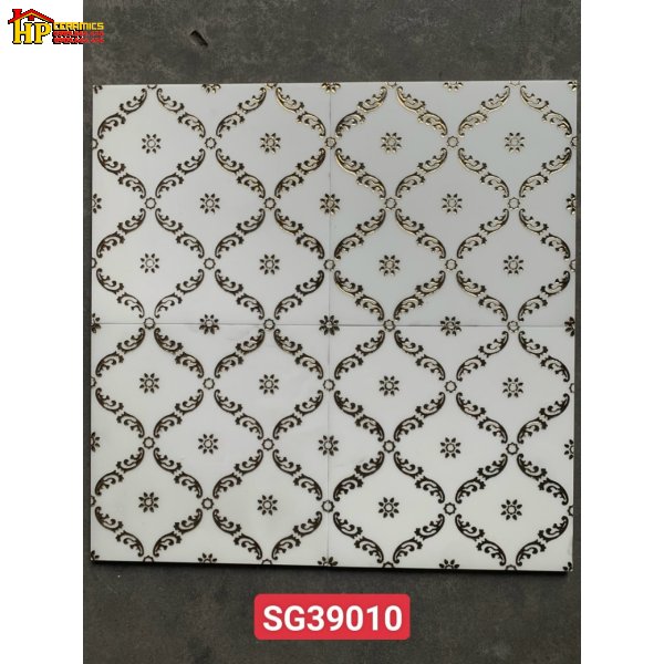 GẠCH TRANG TRÍ 30X30 HOA VĂN VƯƠNG MIỆN KHẮC KIM NHẬP KHẨU CAO CẤP