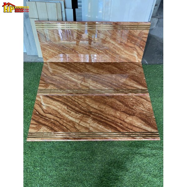 GẠCH CẦU THANG 47X120 VÂN NÂU KHẮC KIM NHẬP KHẨU CAO CẤP 