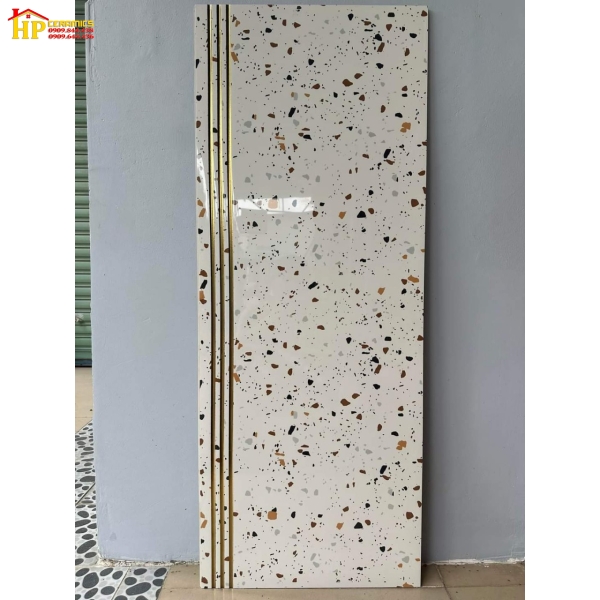 GẠCH CẦU THANG 47X120 TRẮNG ĐÁ MÀI NHẬP KHẨU CAO CẤP 
