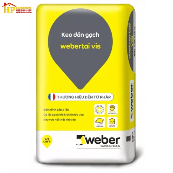KEO DÁN GẠCH WEBER TAI-VIS CAO CẤP GIÁ RẺ