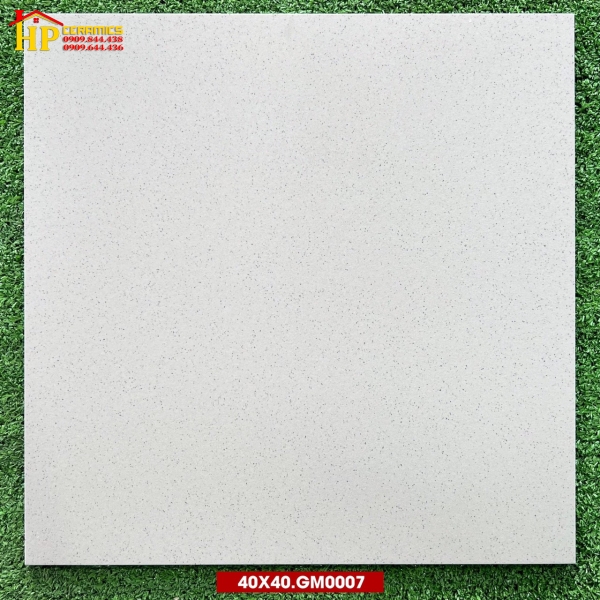 GẠCH LÁT NỀN 40X40 ĐÁ MUỐI TIÊU TRƠN GM007 CAO CẤP GIÁ RẺ