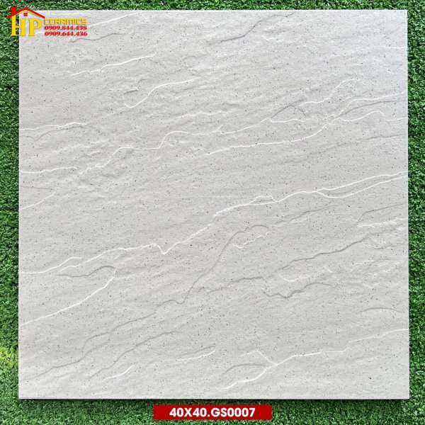 GẠCH SÂN VƯỜN 40X40 SẦN MUỐI TIÊU GS0007 CAO CẤP GIÁ RẺ