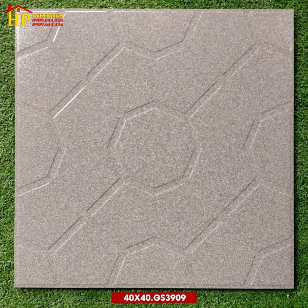 GẠCH SÂN VƯỜN 40X40 DA BANH LÔNG CHUỘT GS3909 CAO CẤP GIÁ RẺ