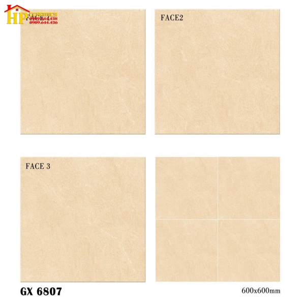 GẠCH LÁT NỀN 60X60 VÂN VÀNG 6807
