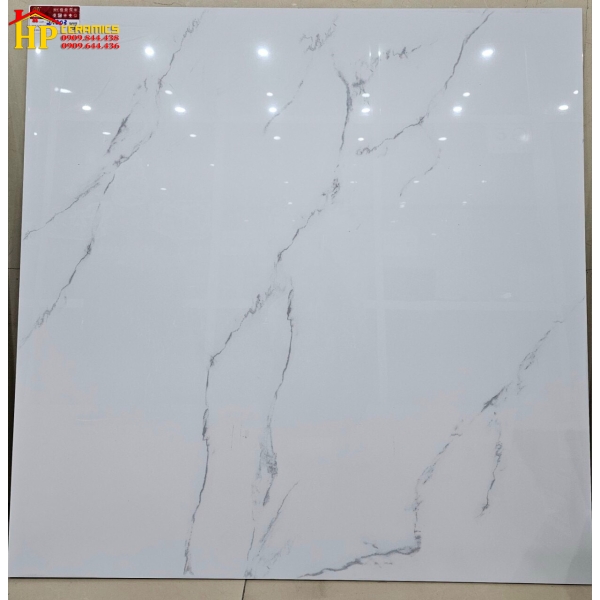 GẠCH LÁT NỀN 100X100 TRẮNG VÂN KHÓI 21003