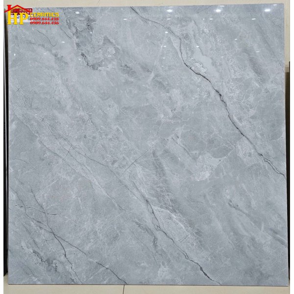GẠCH LÁT NỀN 100X100 MÀU XÁM VÂN ĐÁ CẨM THẠCH 21007 CAO CẤP GIÁ RẺ
