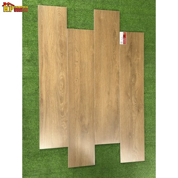 GẠCH LÁT NỀN GIẢ GỖ 20X100 VÂN GỖ SỒI NÂU MẬT ONG NHẠT 20714 CAO CẤP
