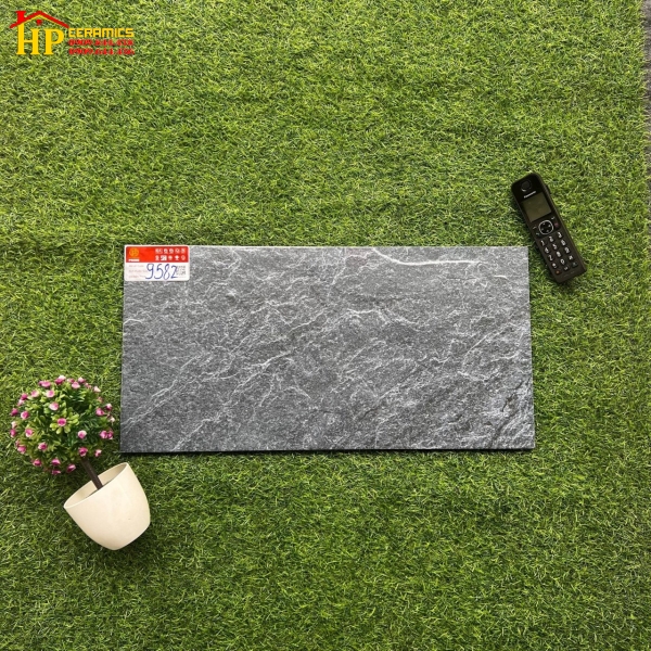GẠCH ỐP LÁT 30X60 ĐÁ MATT SẦN VÂN ĐÁ XÁM ĐÂM 9682 CAO CẤP GIÁ RẺ