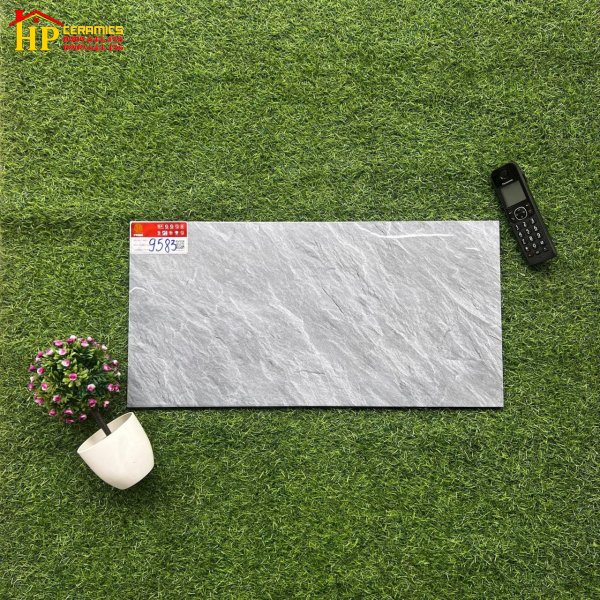 GẠCH ỐP LÁT 30X60 ĐÁ MATT SẦN VÂN ĐÁ XÁM LỢT 9583 CAO CẤP GIÁ RẺ