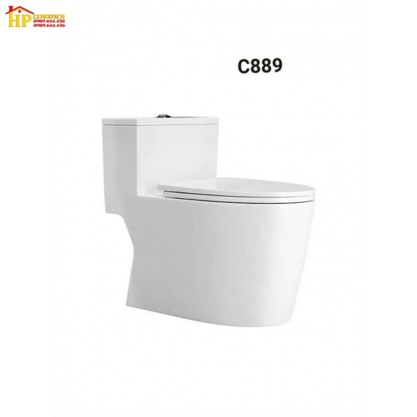 BÀN CẦU KHỐI TRẮNG C889