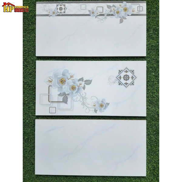GẠCH ỐP TƯỜNG 30X60 TRẮNG KHÓI VIỀN BÔNG 3611 CAO CẤP GIÁ RẺ