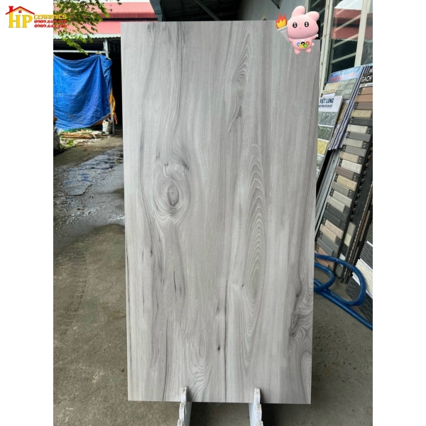 GẠCH 60X120 VÂN GỖ XÁM 063