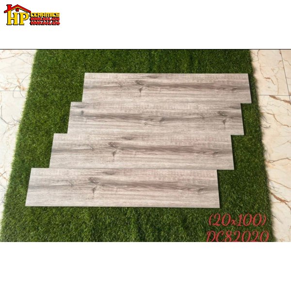 GẠCHLÁT NỀN GIẢ GỖ 20X100 VÂN GỖ NÂU TRO 82020 NHẬP KHẨU CAO CẤP