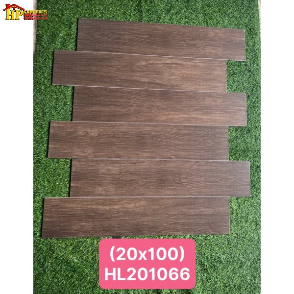 GẠCH  LÁT NỀN GIẢ GỖ 20X100 VÂN GỖ NÂU CAFE 201066 NHẬP KHẨU CAO CẤP