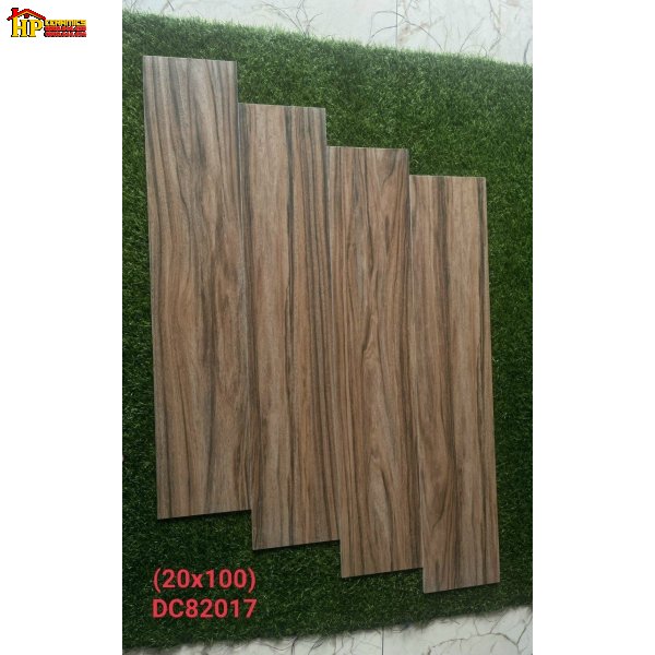GẠCH LÁT NỀN GIẢ GỖ 20X100 VÂN GỖ NÂU ÓC CHÓ 82017 NHẬP KHẨU CAO CẤP
