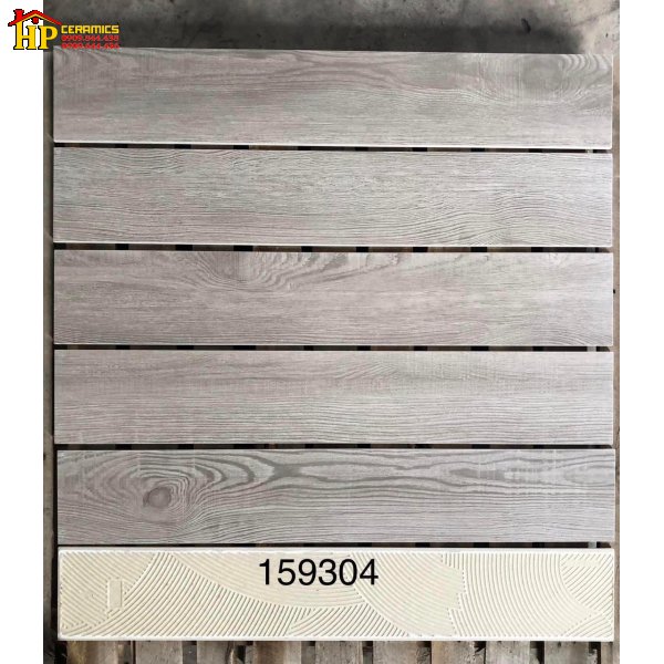 GẠCH LÁT NỀN GIẢ GỖ 15x90 VÂN GỖ XÁM GHI NHẠT 159304 NHẬP KHẨU CAO CẤP