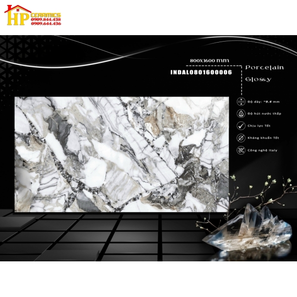 GẠCH LAT NỀN 80X160 VÂN ĐÁ  MARBLE ĐA SẮC 06 NHẬP KHẨU CAO CẤP