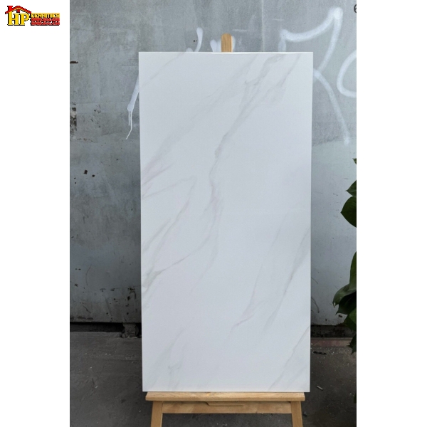 GẠCHLÁT NỀN  60X120 MÀU TRẮNG VÂN MÂY  NHẬP KHẨU CAO CẤP