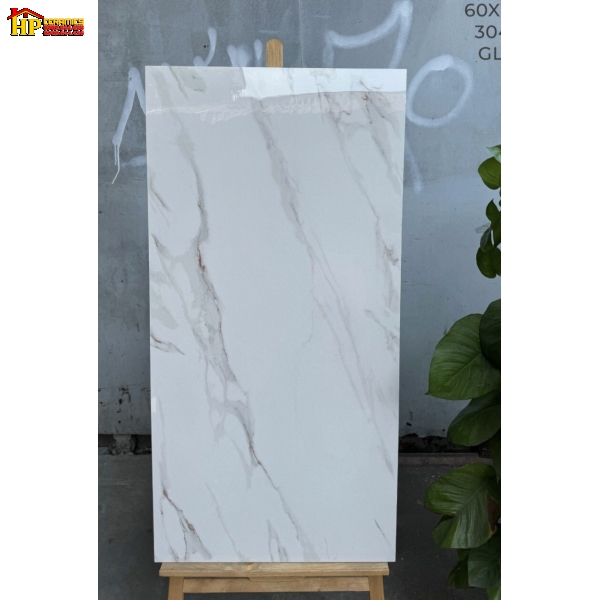 GẠCH LÁT NỀN  60X120  MÀU TRẮNG VÂN ĐÁ MARBLE NHẬP KHẨU CAO CẤP