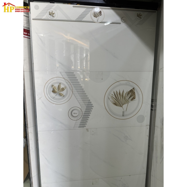 GẠCH ỐP TƯỜNG 40X80 TRẮNG VÂN KHÓI SIÊU BÓNG ĐIỂM LÁ 40802 CAO CẤP SIÊU BÓNG