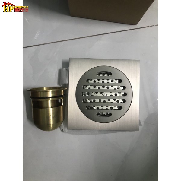 PHIỄU THOÁT SÀN 12X12 VÀ 15X15 ĐỒNG THAU LR02 CAO CẤP GIÁ RẺ