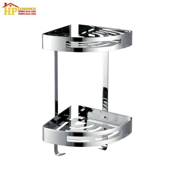 KỆ GÓC 2 TẦNG 304 BÓNG , ĐEN CAO CẤP GIÁ RẺ