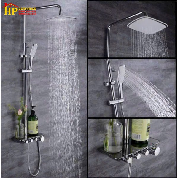 SEN CÂY TẮM ĐỨNG MẠ CROME ĐIỀU CHỈNH NHIỆT ĐỘ 8150 CAO CẤP GIÁ RẺ