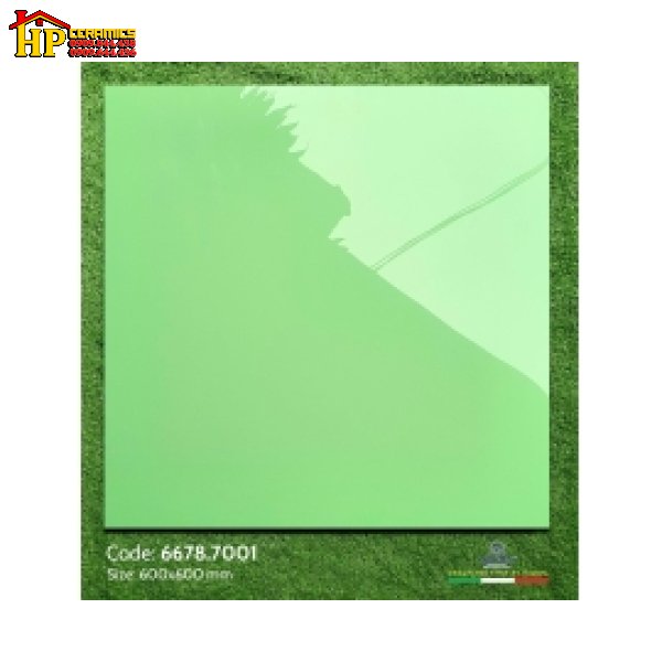 GẠCH 60X60 MÀU XANH LÁ SIÊU BÓNG 7001