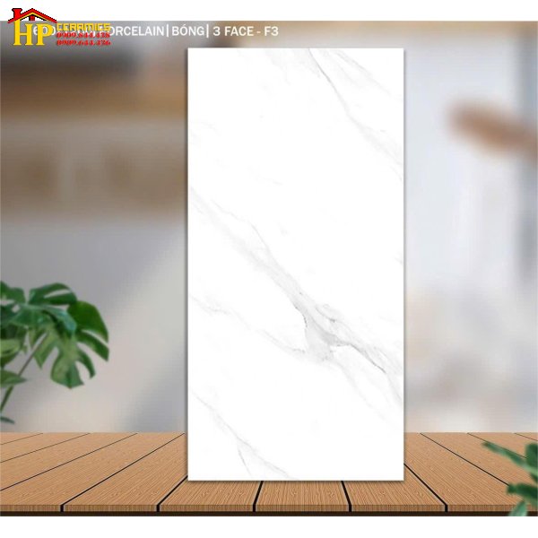 GẠCH LÁT NỀN 60X120 TRẮNG VÂN KHÓI 12026 CAO CẤP GIÁ RẺ