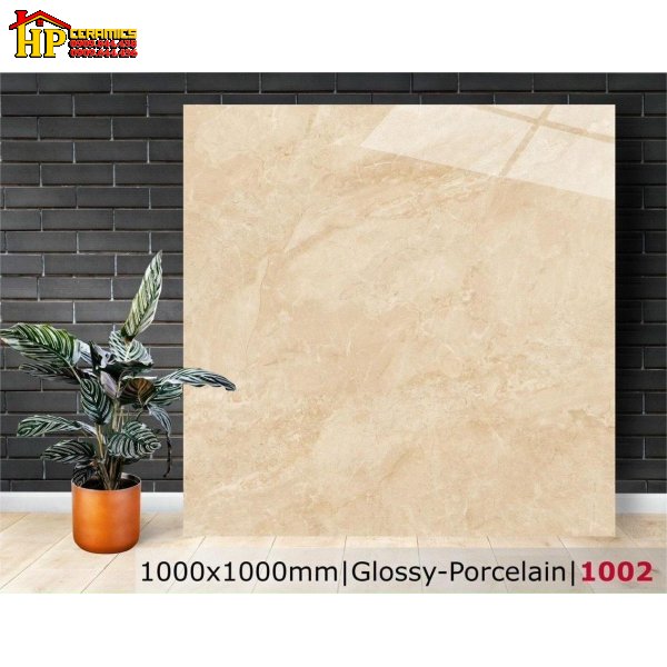 GẠCH LÁT NỀN 100X100 MÀU VÀNG KEM TRẦM ẤM 1002 CAO CẤP GIÁ RẺ