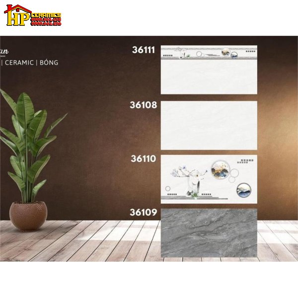 GẠCH ỐP TƯỜNG 30X60 VÂN XÁM TRẮNG ĐIỂM HOA MỘC LAN TRẮNG CAO CẤP GIÁ RẺ