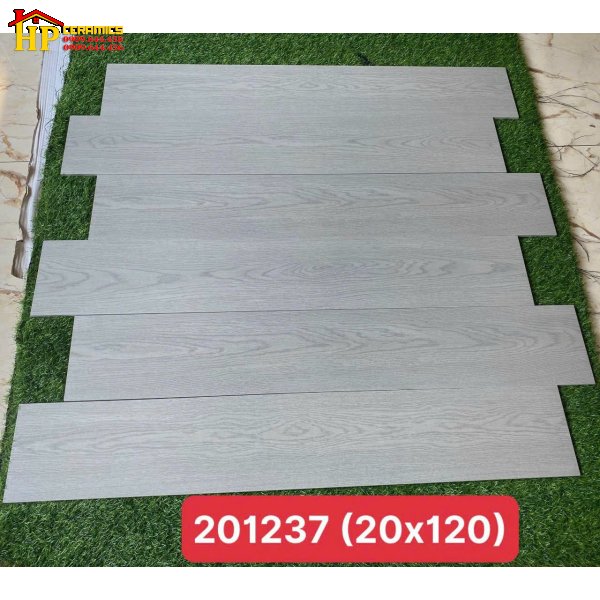 GẠCH LÁT NỀN 20X120 VÂN GỖ XÁM 237