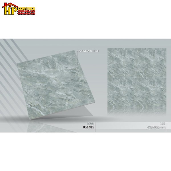 GẠCH LÁT NỀN 80X80 VÂN ĐÁ XANH 8705
