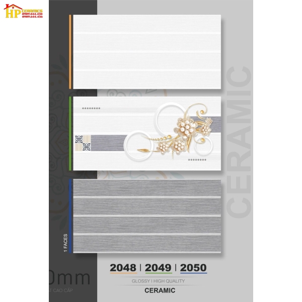 GẠCH ỐP TƯỜNG 30X60 SỌC GỖ XÁM 2050