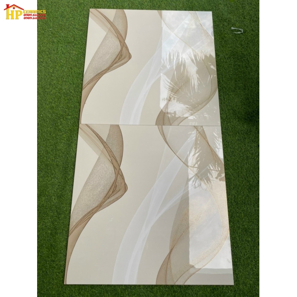 GẠCH LÁT NỀN 80X80 VÂN GỢN SÓNG VÀNG