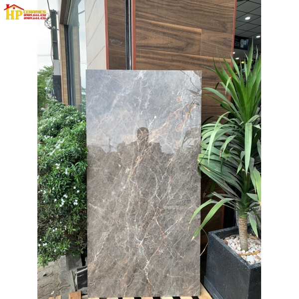 GẠCH LÁT NỀN 80X160 VÂN ĐÁ NÂU MARBLE NHẬP KHẨU