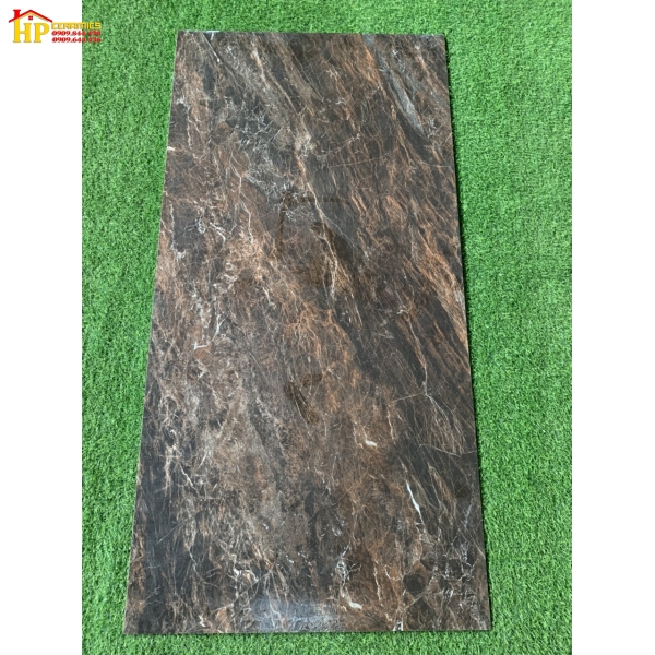 GẠCH LÁT NỀN 80X160 VÂN ĐÁ MARBLE NÂU ĐEN