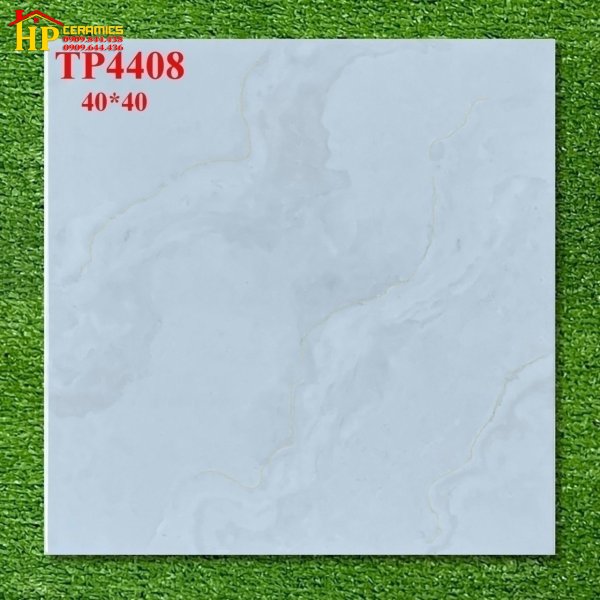 GẠCH LÁT NỀN 40X40 VÂN XÁM TRẮNG 4408