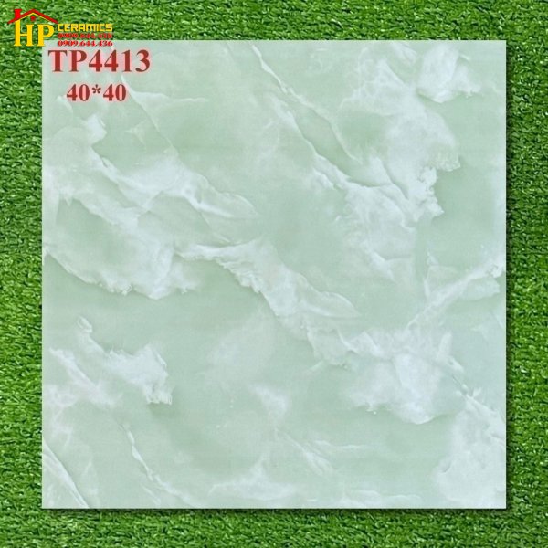 GẠCH LÁT NỀN 40X40 VÂN XANH NGỌC 4413