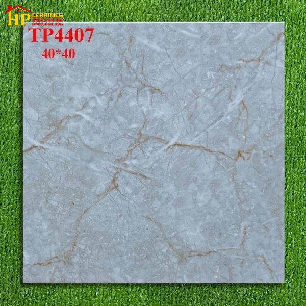 GẠCH LÁT NỀN 40X40 VÂN XÁM 4407