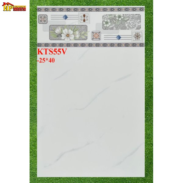 GẠCH ỐP TƯỜNG 25X40 TRẮNG VÂN KHÓI 55
