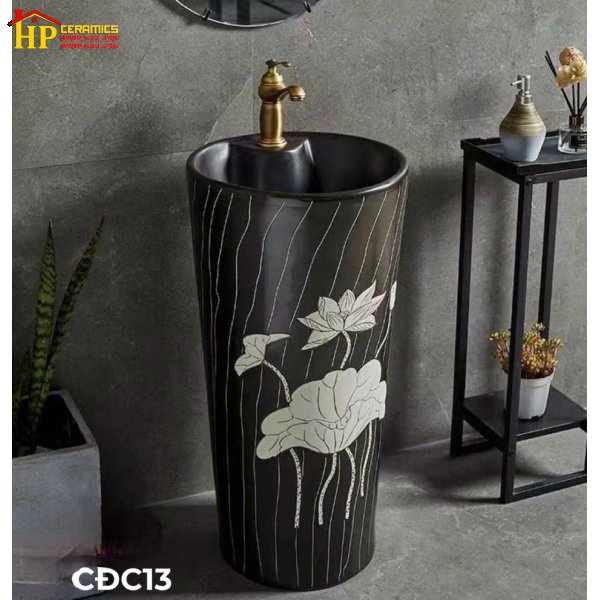 CHẬU LAVABO SỨ MỸ NGHỆ TRỤ CĐC13